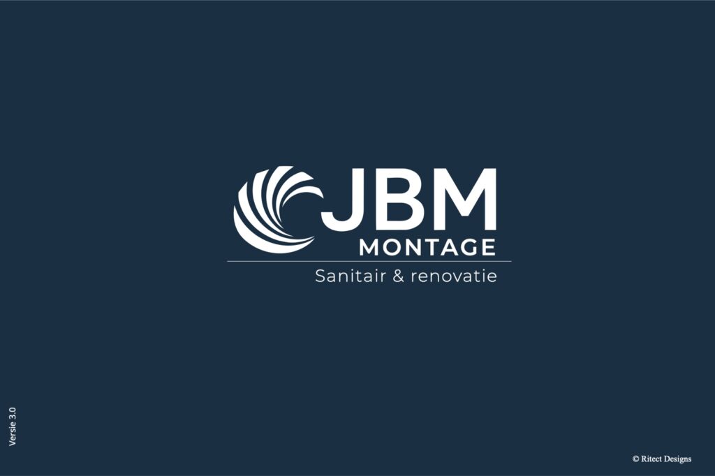 Logo van JBM Montage op donker