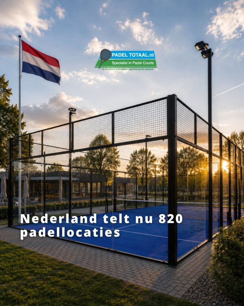 Post van Padel Totaal: Nederland telt 820 padellocaties