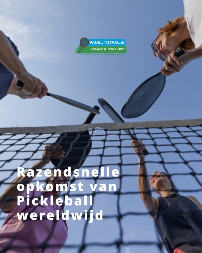 Post van Padel Totaal over de opkomst van pickleball